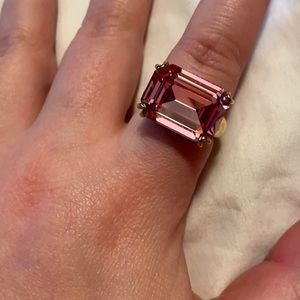 Henri Bendel Pink jewel ring